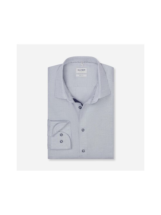Olymp - Body Fit Micro-check krekls - 18 MARINE | Stockmann - photo 4