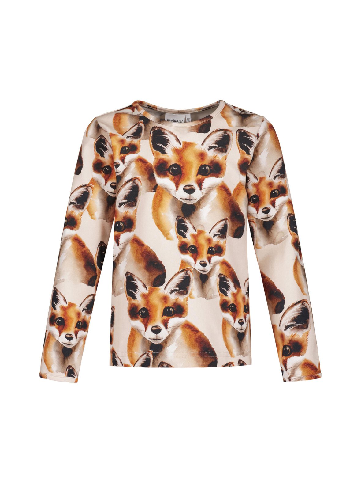 Fox Cream -trikoopaita