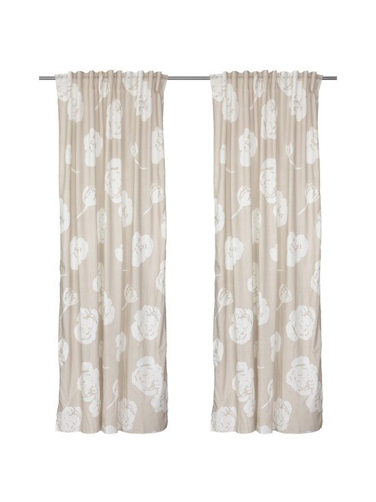 Pentik - Lilia-verhot 2 kpl - LIGHT BROWN | Stockmann - photo 1