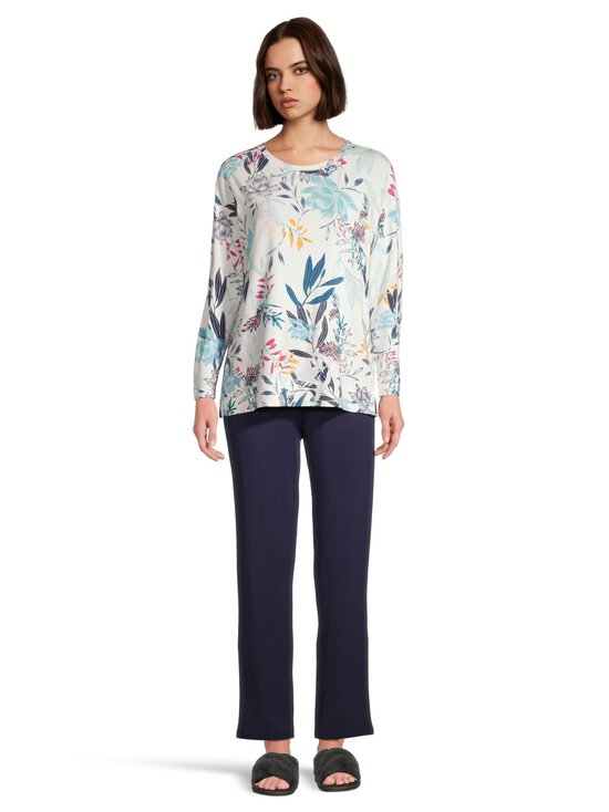 Damella - Flower-pyjamapaita ja pyjamahousut - 049 MULTICOLOUR - photo 2 Damella - Flower-pyjamapaita ja pyjamahousut - 049 MULTICOLOUR | Stockmann - photo 2