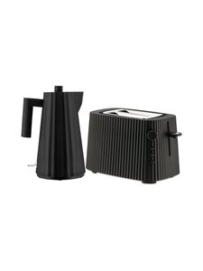 Alessi - Plissé- vedenkeitin ja leivänpaahdin - BLACK | Stockmann