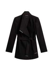 Ted Baker London - Rosess Belted Wrap -lyhyt villakangastakki - BLACK Ted Baker London - Rosess Belted Wrap -lyhyt villakangastakki - BLACK | Stockmann