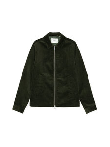 Les Deux - Corduroy Zipper Coach -takki - 528 ROSIN GREEN | Stockmann