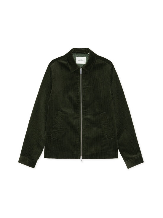 Les Deux - Corduroy Zipper Coach -takki - 528 ROSIN GREEN | Stockmann - photo 1