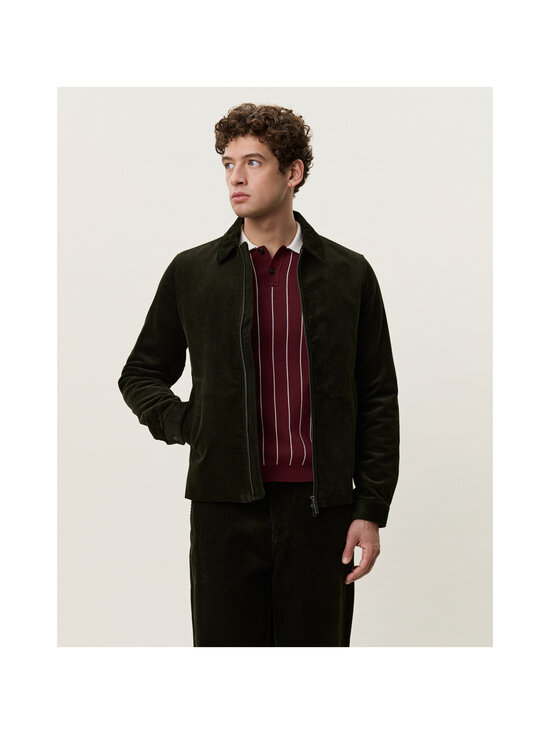 Les Deux - Corduroy Zipper Coach -takki - 528 ROSIN GREEN | Stockmann - photo 3