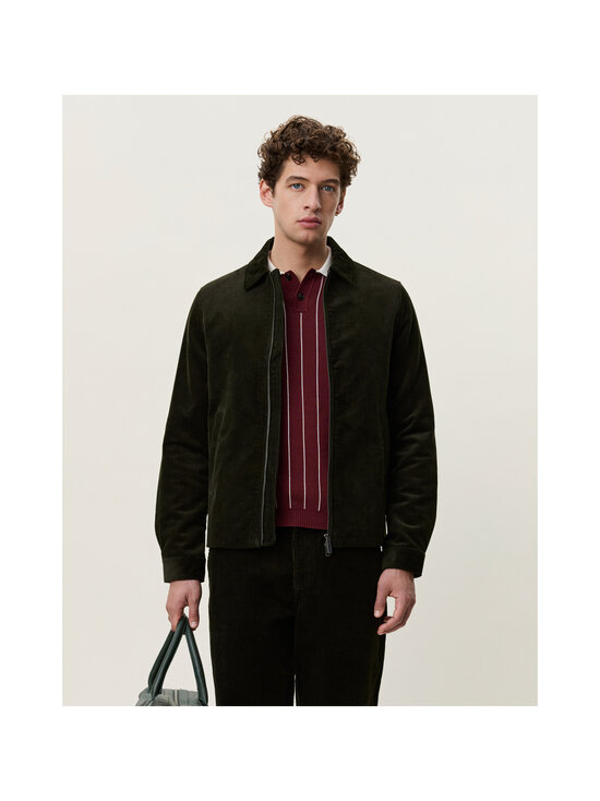 Les Deux - Corduroy Zipper Coach -takki - 528 ROSIN GREEN | Stockmann - photo 8