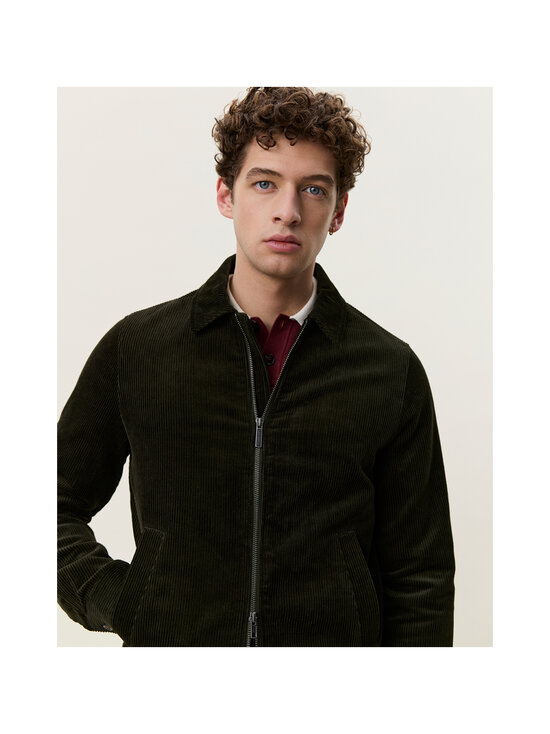 Les Deux - Corduroy Zipper Coach -takki - 528 ROSIN GREEN | Stockmann - photo 9