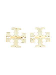 Tory Burch - Small Icon Enamel -nappikorvakorut - NEW IVORY | Stockmann