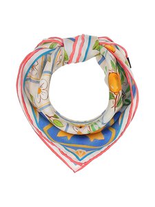 Fraas - Flower Patchwork-silkkihuivi 51 x 51 cm - 524 BLUE | Stockmann