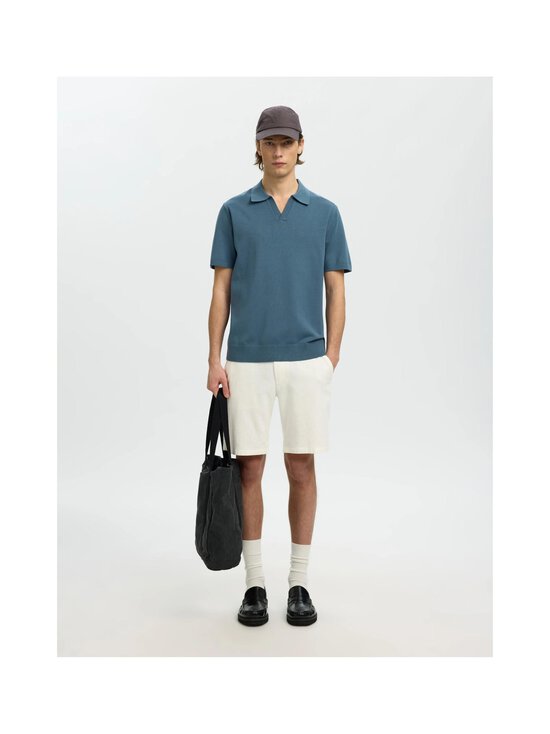 Selected - Slmregular Brody -puuvillasekoiteshortsit - CLOUD DANCER | Stockmann - photo 2