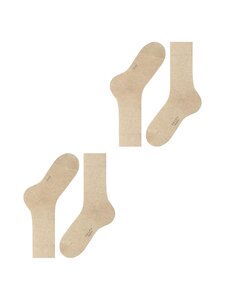 Falke - Puuvillased sokid Happy Double, 2 paari - 4650 SAND MEL. | Stockmann