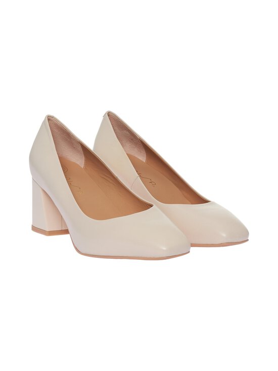 Unisa - Letux Block Heel -nahkakengät - IVORY | Stockmann - photo 5
