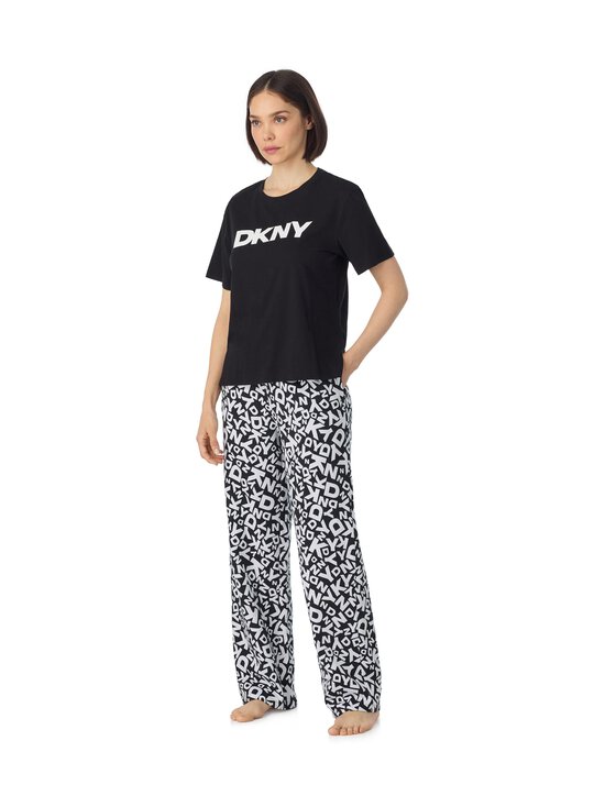 Dkny - Top & Pant Sleep Set -pyjama - 19 BLACK PRT | Stockmann - photo 1