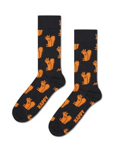 Happy Socks - Squirrel-sukat - 9000 BLACK | Stockmann