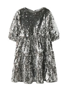 Name It - NkfRiscing 3/4 kleita ar fliteriem - SILVER | Stockmann