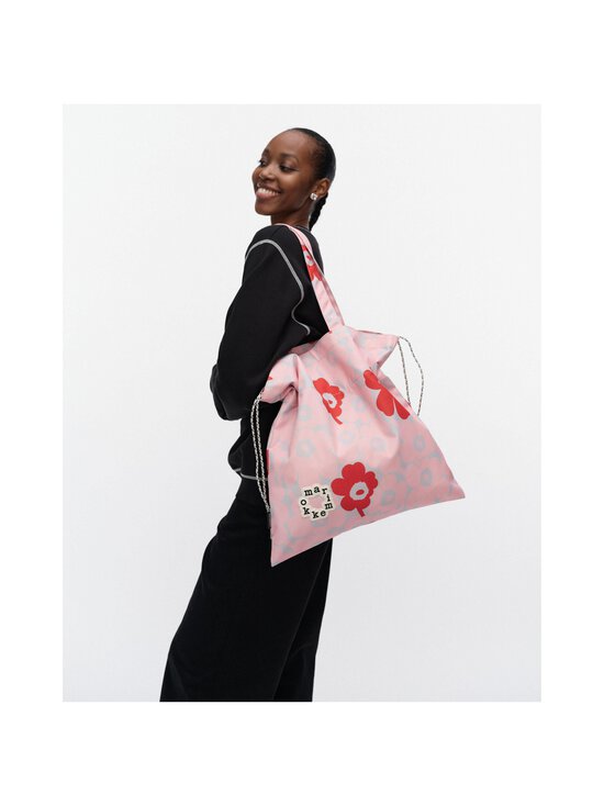 Marimekko - Metka Mini Unikko Kioski -olkalaukku - 933 LIGHT PINK, GREY, RED | Stockmann - photo 3