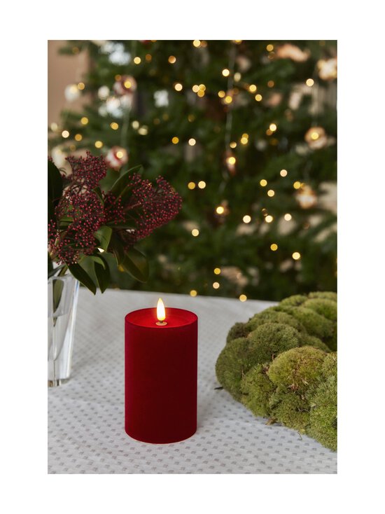 Sirius - Sille Velvet Cherry LED -pöytäkynttilä 12,5 cm - CHERRY | Stockmann - photo 2