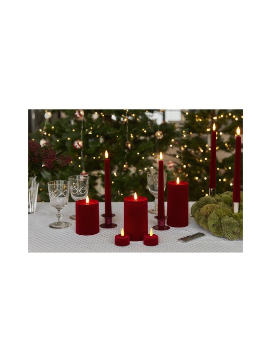 Sirius - Sille Velvet Cherry LED -pöytäkynttilä 12,5 cm - CHERRY | Stockmann - photo 3