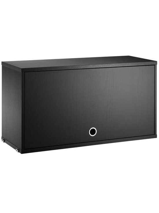 String - String-kaappi kippiovella musta saarni 78 x 30 cm - BLACK | Stockmann - photo 1