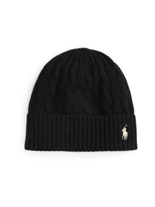 Polo Ralph Lauren - Palmikkoneulepipo - BLACK | Stockmann