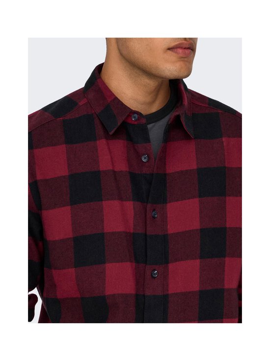 Only & Sons - Onsgudmund flanellsärk - CABERNET | Stockmann - photo 6