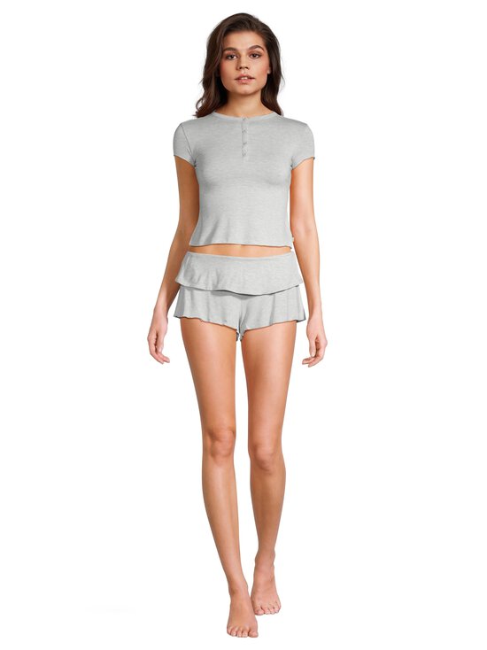 SKIMS - Pidžaama Sleep Fold Over Short - LIGHT HEATHER GREY | Stockmann - photo 4