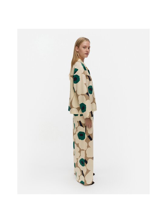 Marimekko - Kuunnelma Unikko -pyjamapaita - 816 BEIGE, KHAKI GREEN, GREEN | Stockmann - photo 3
