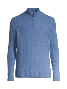 Polo Ralph Lauren - Villa-kašmiirisegust kampsun Cable Long Sleeve - 501 BLUE BORAGE HEATHER | Stockmann
