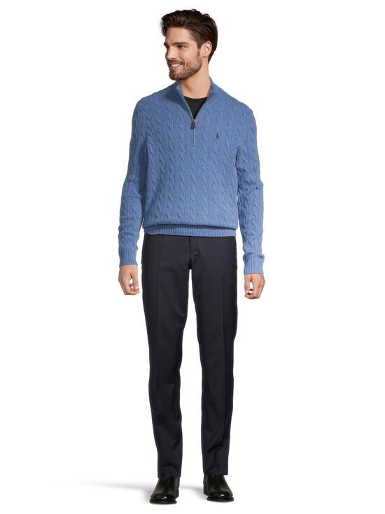 Polo Ralph Lauren - Villa-kašmiirisegust kampsun Cable Long Sleeve - 501 BLUE BORAGE HEATHER | Stockmann - photo 2