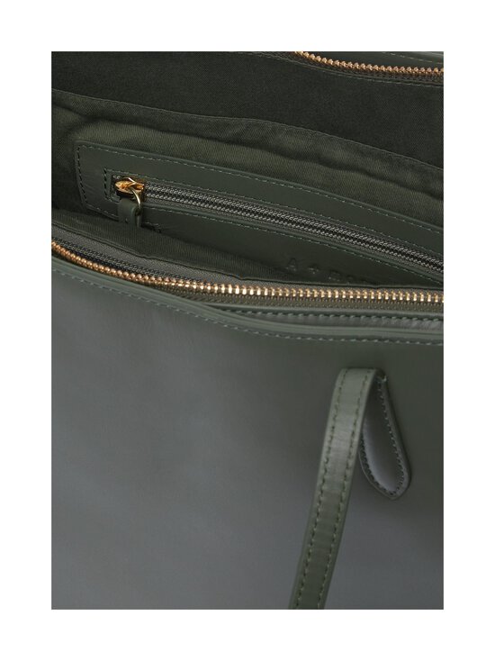 A+more - Helie Shopper -nahkalaukku - FOREST GREEN | Stockmann - photo 3