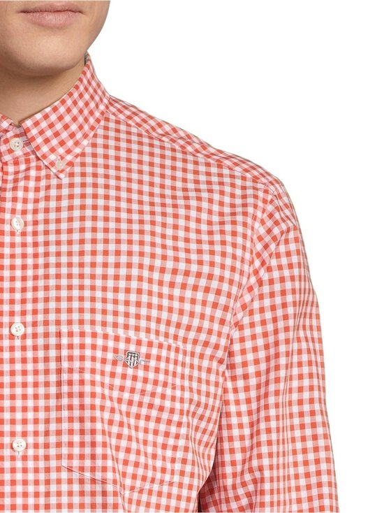 GANT - Regular Fit Classic Gingham Poplin -kaluluspaita - 845 DEEP ORANGE - photo 4 GANT - Regular Fit Classic Gingham Poplin -kaluluspaita - 845 DEEP ORANGE | Stockmann - photo 4