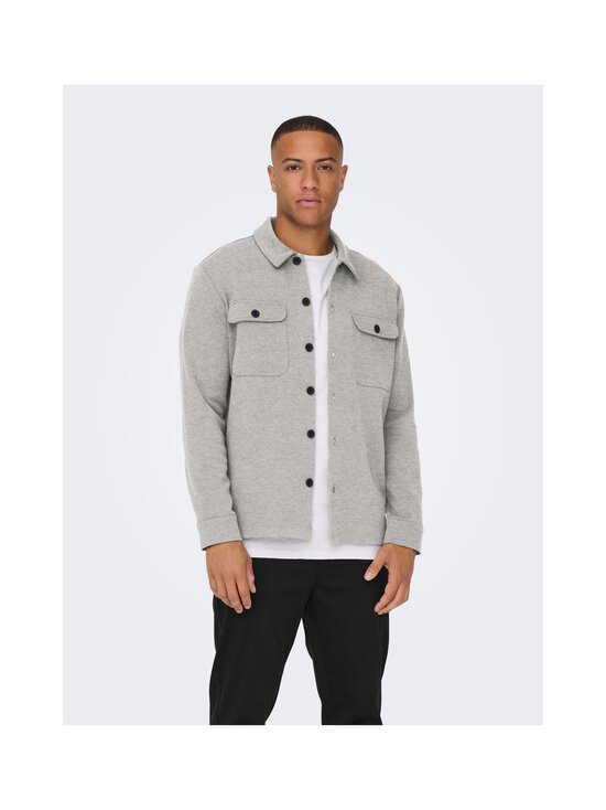 Only & Sons - OnsNewKodyl Overshirt -päällyspaita - LIGHT GREY MELANGE - photo 3 Only & Sons - OnsNewKodyl Overshirt -päällyspaita - LIGHT GREY MELANGE | Stockmann - photo 3