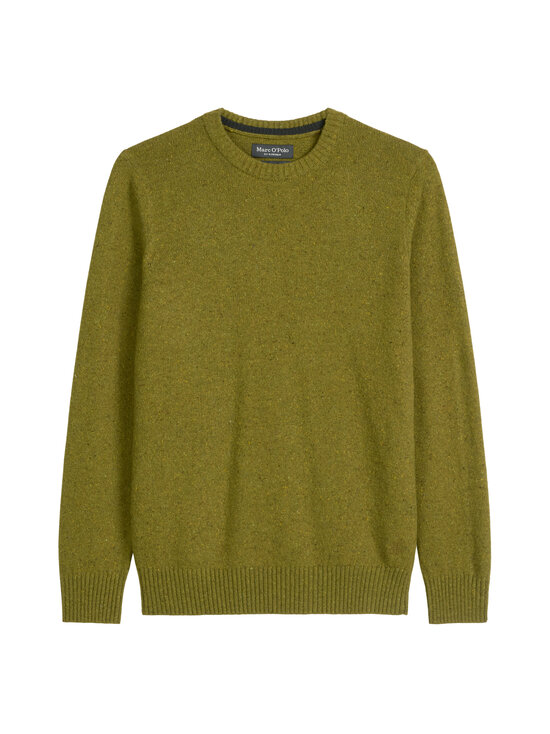 Marc O'Polo - Crew Neck tweed -neule - 426 GREEN MUSTARD | Stockmann - photo 1