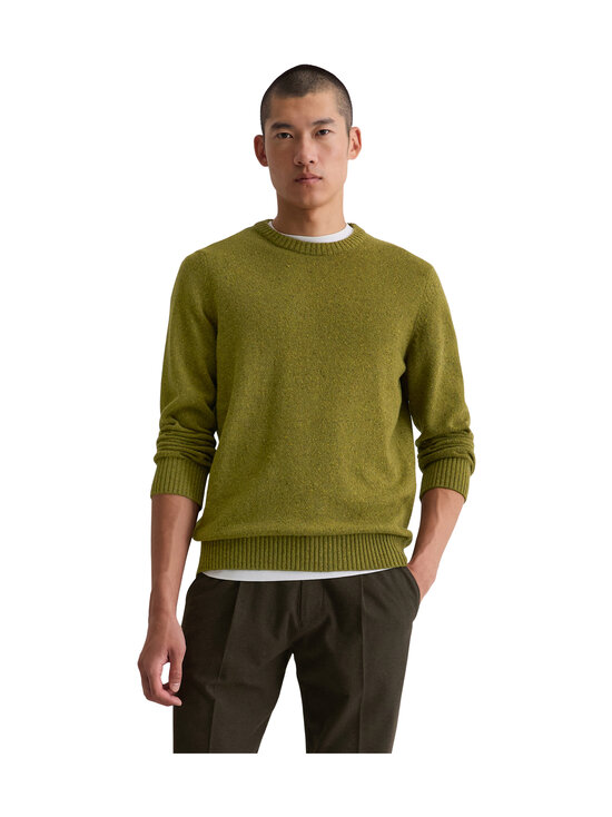 Marc O'Polo - Crew Neck tweed -neule - 426 GREEN MUSTARD | Stockmann - photo 3