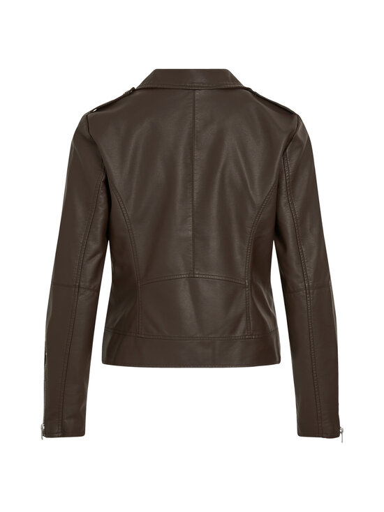 Vila - ViCara Coated -keinonahkatakki - COFFEE BEAN | Stockmann - photo 2