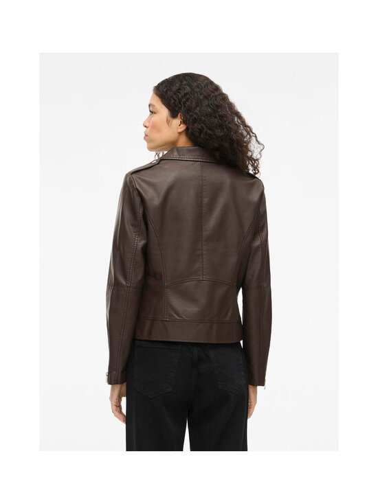 Vila - ViCara Coated -keinonahkatakki - COFFEE BEAN | Stockmann - photo 4