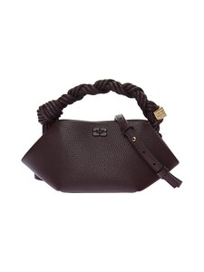 Ganni - Bou Bag Mini Grained -laukku - 979 CHICORY COFFEE | Stockmann