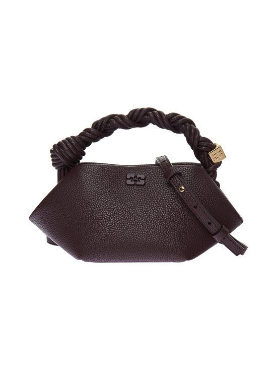 Ganni - Bou Bag Mini Grained -laukku - 979 CHICORY COFFEE | Stockmann - photo 1