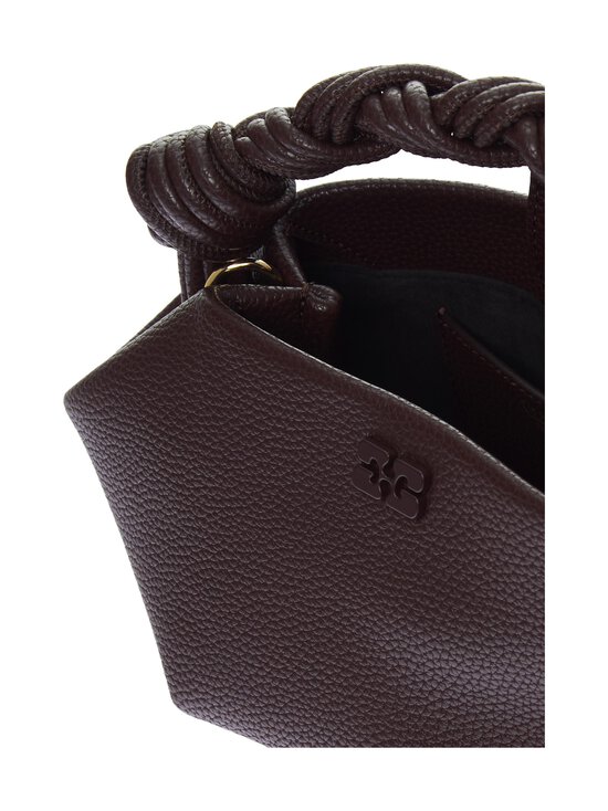 Ganni - Bou Bag Mini Grained -laukku - 979 CHICORY COFFEE | Stockmann - photo 3