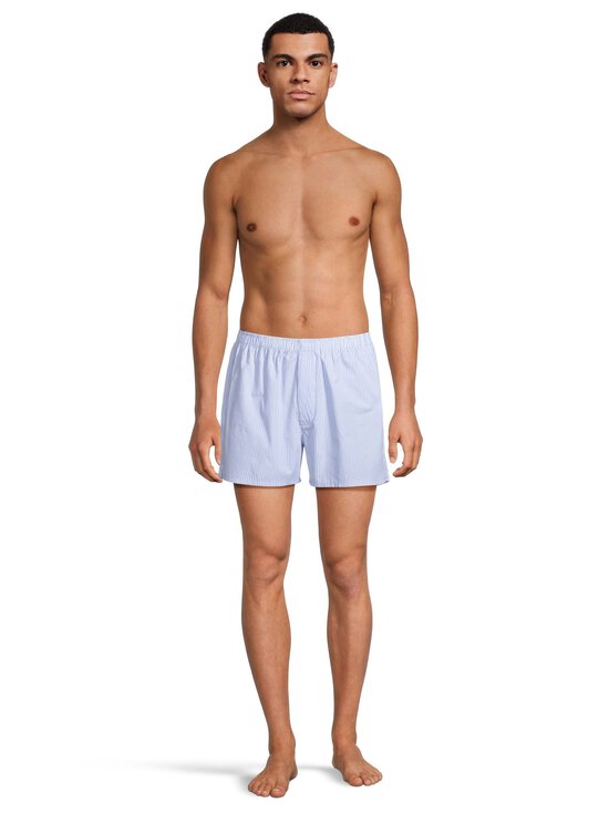 Cap Horn loungewear - Bredas bokseršorti 3-gab. - COMBO 2 LT.BLUE STRIPE, MID BLUE CHAMBRAY, BLUE CHECK | Stockmann - photo 3
