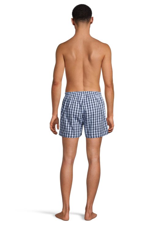 Cap Horn loungewear - Bredas bokseršorti 3-gab. - COMBO 2 LT.BLUE STRIPE, MID BLUE CHAMBRAY, BLUE CHECK | Stockmann - photo 7