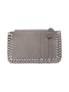 Stella McCartney - Falabella Zip Cardholder -korttikotelo 14.5 x 9 cm - 1220 LIGHT GREY | Stockmann