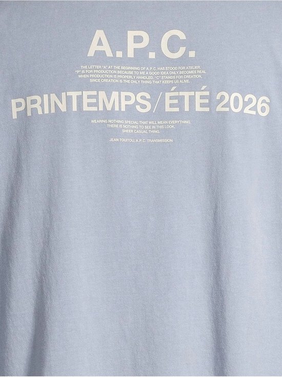 A.P.C - Printemps 26 t-paita - IAB LIGHT BLUE | Stockmann - photo 4