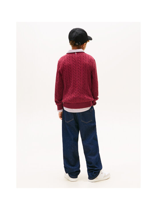 Tommy Hilfiger - Palmikkoneule - VK0 RICH CHERRY | Stockmann - photo 2