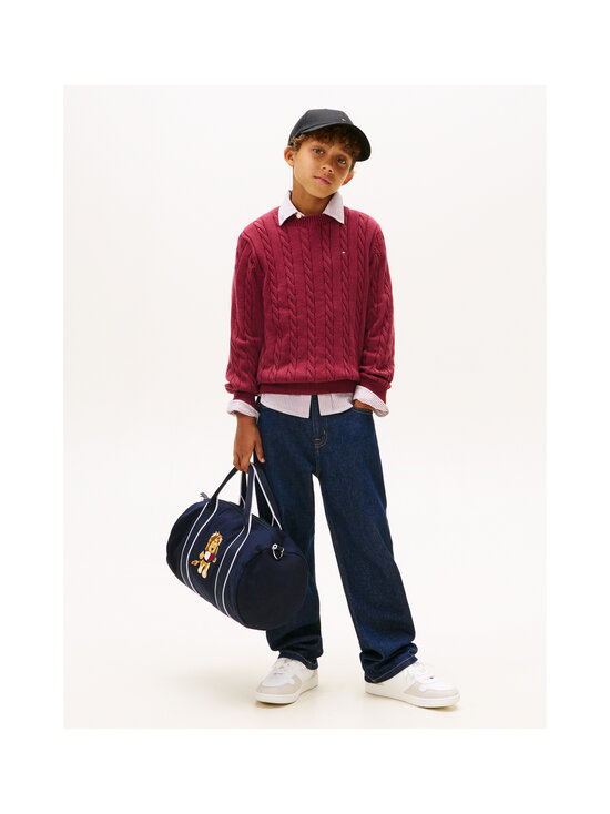 Tommy Hilfiger - Palmikkoneule - VK0 RICH CHERRY | Stockmann - photo 5
