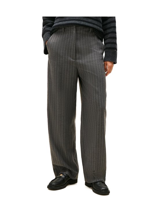 Pinstripe Loose -suorat housut