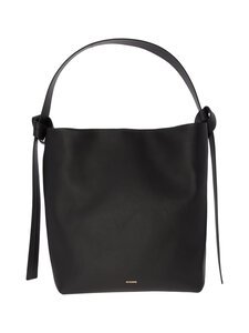 Jil Sander - Knot Hobo Medium -laukku - 001 BLACK | Stockmann