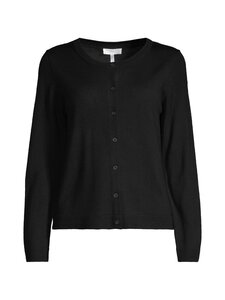 ESSENTIALS by Stockmann - Amelia-merinoneuletakki - BLACK 99070 | Stockmann