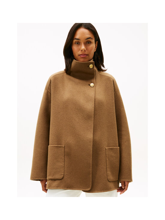 Tommy Hilfiger - Villakangast mantel Funnel Neck - R07 NORDIC TAUPE | Stockmann - photo 4