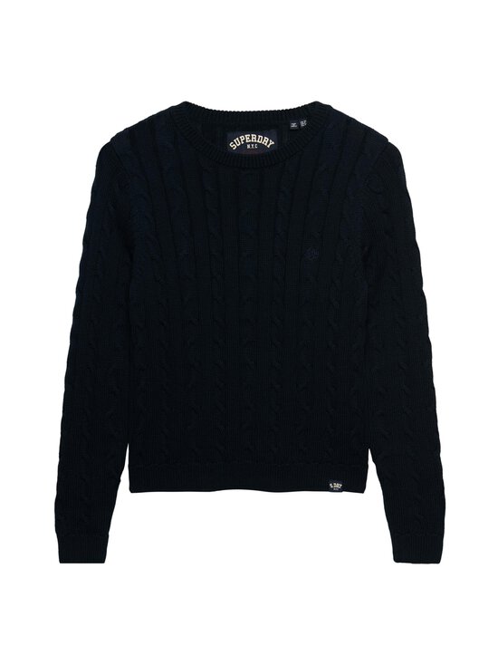 Superdry - Essentials-palmikkoneule - 98T ECLIPSE NAVY | Stockmann - photo 1
